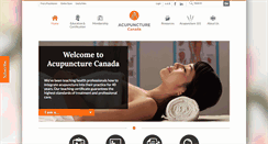 Desktop Screenshot of acupuncturecanada.org