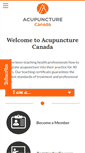 Mobile Screenshot of acupuncturecanada.org